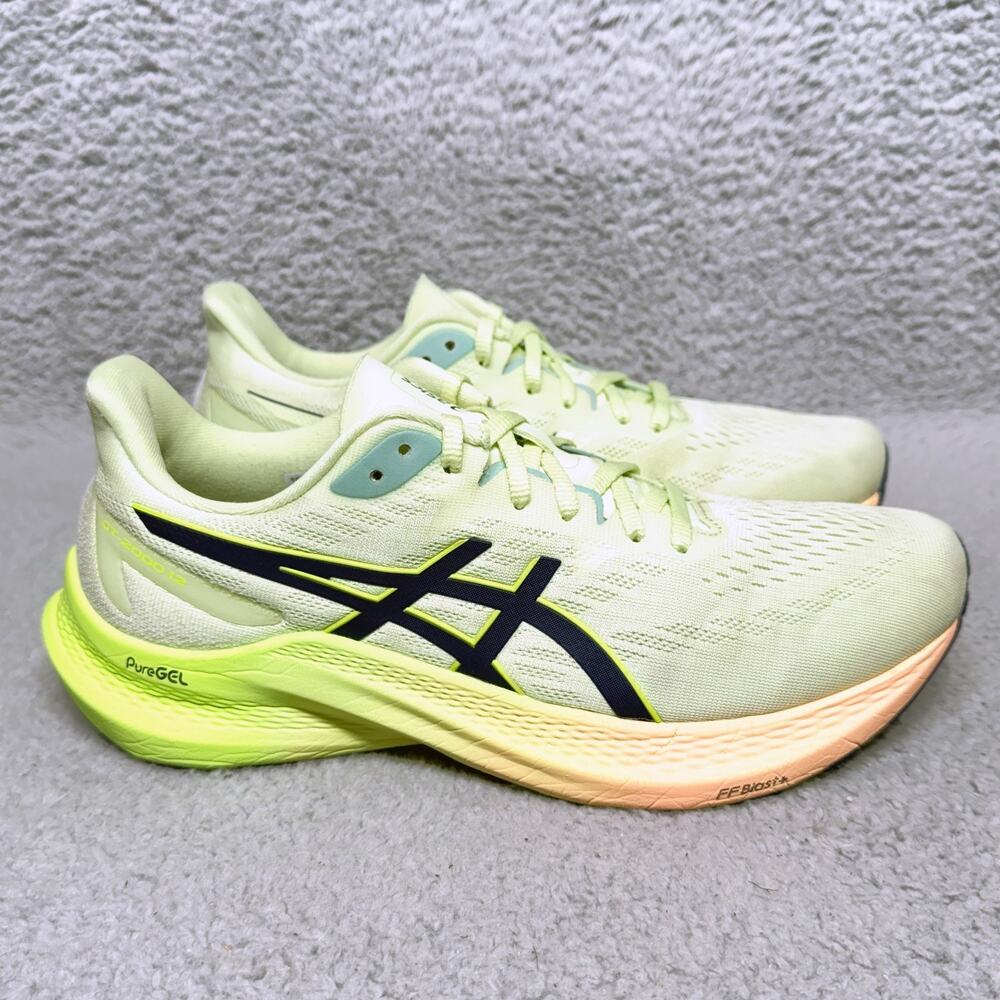 Asics GT-2000 12 Womens Size 10 Running Shoes Glow Yellow Green Aquamarine Mesh